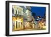 Colonial Centre at Dusk, Pelourinho, Salvador, Bahia, Brazil-Peter Adams-Framed Photographic Print