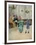 Colonial Children Learning to Dance the Minuet-null-Framed Giclee Print