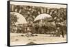 Colonial Church Seen through Old Bridge, Mexico-null-Framed Stretched Canvas