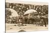 Colonial Church Seen through Old Bridge, Mexico-null-Stretched Canvas