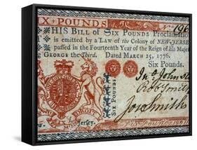 Colonial Currency, 1776-null-Framed Stretched Canvas