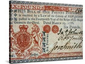 Colonial Currency, 1776-null-Stretched Canvas