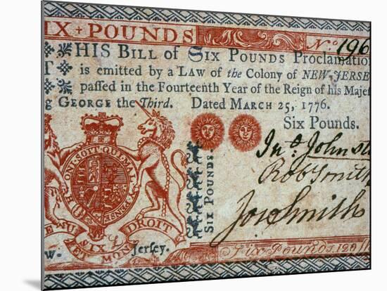 Colonial Currency, 1776-null-Mounted Photographic Print