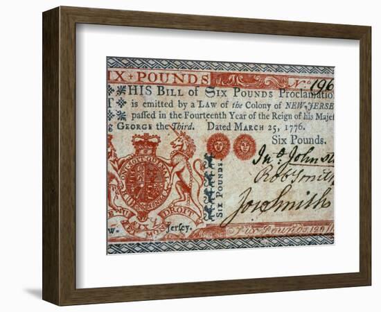 Colonial Currency, 1776-null-Framed Photographic Print