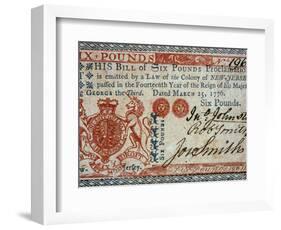 Colonial Currency, 1776-null-Framed Photographic Print