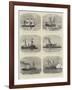 Colonial Defence Ships of the Australian Governments-null-Framed Giclee Print