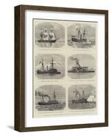 Colonial Defence Ships of the Australian Governments-null-Framed Giclee Print
