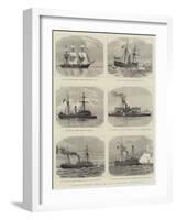 Colonial Defence Ships of the Australian Governments-null-Framed Giclee Print