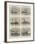 Colonial Defence Ships of the Australian Governments-null-Framed Giclee Print