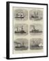 Colonial Defence Ships of the Australian Governments-null-Framed Giclee Print