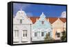 Colonial Dutch Architechure Near Main Street, Oranjestad, Aruba, Netherlands Antilles, Caribbean-Jane Sweeney-Framed Stretched Canvas