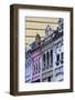 Colonial Era Architecture with Glass Office Building Behind-Stuart Black-Framed Photographic Print