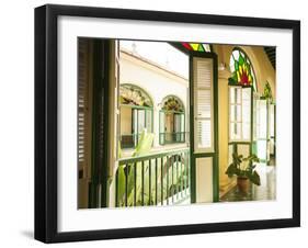 Colonial-era Casa (House) in Habana Vieja, Havana, Cuba-Jon Arnold-Framed Photographic Print