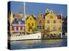 Colonial Gabled Waterfront Buildings, Willemstad, Curacao, Caribbean, West Indies-Gavin Hellier-Stretched Canvas