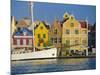 Colonial Gabled Waterfront Buildings, Willemstad, Curacao, Caribbean, West Indies-Gavin Hellier-Mounted Photographic Print