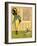 Colonial Gentleman Standing With Cane-Walter Crane-Framed Art Print