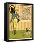 Colonial Gentleman Standing With Cane-Walter Crane-Framed Stretched Canvas