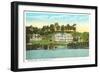 Colonial Hotel, Lake Junaluska, North Carolina-null-Framed Art Print