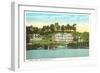 Colonial Hotel, Lake Junaluska, North Carolina-null-Framed Art Print