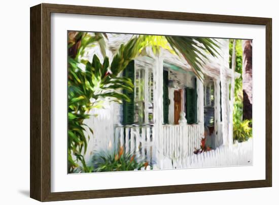 Colonial House III - In the Style of Oil Painting-Philippe Hugonnard-Framed Giclee Print