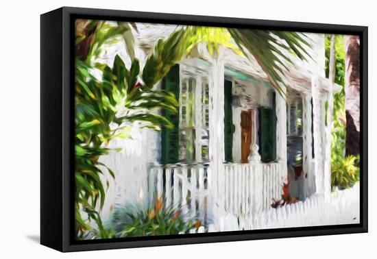 Colonial House III - In the Style of Oil Painting-Philippe Hugonnard-Framed Stretched Canvas
