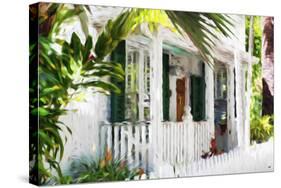 Colonial House III - In the Style of Oil Painting-Philippe Hugonnard-Stretched Canvas