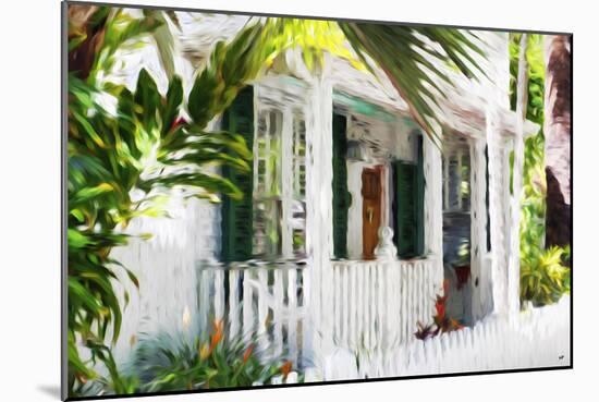 Colonial House III - In the Style of Oil Painting-Philippe Hugonnard-Mounted Premium Giclee Print