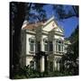 Colonial House, Mahatma Gandhi Road, Bangalore, Karnataka State, India-Rolf Richardson-Stretched Canvas