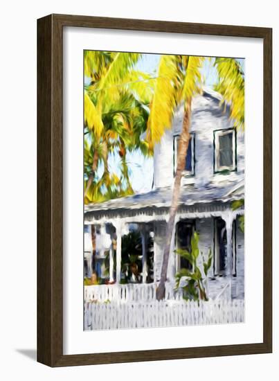 Colonial House VII - In the Style of Oil Painting-Philippe Hugonnard-Framed Giclee Print