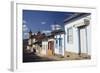 Colonial Houses and Nossa Senhora do Carmo Church, Mariana, Minas Gerais, Brazil, South America-Ian Trower-Framed Photographic Print