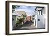 Colonial Houses in the UNESCO World Heritage Site, the Historic Town of St George, Bermuda-Michael Runkel-Framed Photographic Print