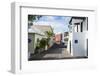 Colonial Houses in the UNESCO World Heritage Site, the Historic Town of St George, Bermuda-Michael Runkel-Framed Photographic Print