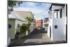 Colonial Houses in the UNESCO World Heritage Site, the Historic Town of St George, Bermuda-Michael Runkel-Mounted Photographic Print