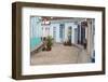 Colonial Houses on Cobbled Street, Sancti Spiritus, Sancti Spiritus Province, Cuba, West Indies-Jane Sweeney-Framed Photographic Print