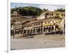 Colonial houses with balconies, Main Square, UNESCO World Heritage Site, Cusco, Peru, South America-Karol Kozlowski-Framed Photographic Print