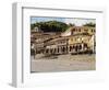 Colonial houses with balconies, Main Square, UNESCO World Heritage Site, Cusco, Peru, South America-Karol Kozlowski-Framed Photographic Print