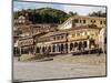 Colonial houses with balconies, Main Square, UNESCO World Heritage Site, Cusco, Peru, South America-Karol Kozlowski-Mounted Photographic Print