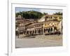 Colonial houses with balconies, Main Square, UNESCO World Heritage Site, Cusco, Peru, South America-Karol Kozlowski-Framed Photographic Print