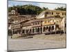 Colonial houses with balconies, Main Square, UNESCO World Heritage Site, Cusco, Peru, South America-Karol Kozlowski-Mounted Photographic Print