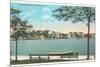 Colonial Lake, Charleston, South Carolina-null-Mounted Premium Giclee Print