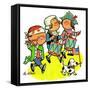 Colonial Marching Band - Jack & Jill-Lee de Groot-Framed Stretched Canvas