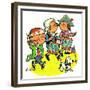 Colonial Marching Band - Jack & Jill-Lee de Groot-Framed Giclee Print