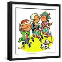 Colonial Marching Band - Jack & Jill-Lee de Groot-Framed Giclee Print