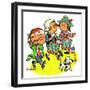 Colonial Marching Band - Jack & Jill-Lee de Groot-Framed Giclee Print