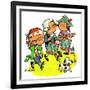 Colonial Marching Band - Jack & Jill-Lee de Groot-Framed Giclee Print