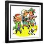 Colonial Marching Band - Jack & Jill-Lee de Groot-Framed Giclee Print