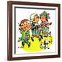 Colonial Marching Band - Jack & Jill-Lee de Groot-Framed Giclee Print