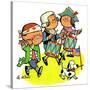 Colonial Marching Band - Jack & Jill-Lee de Groot-Stretched Canvas