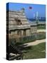 Colonial Michilimackinac, Mackinaw City, Michigan, USA-Michael Snell-Stretched Canvas