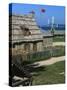 Colonial Michilimackinac, Mackinaw City, Michigan, USA-Michael Snell-Stretched Canvas